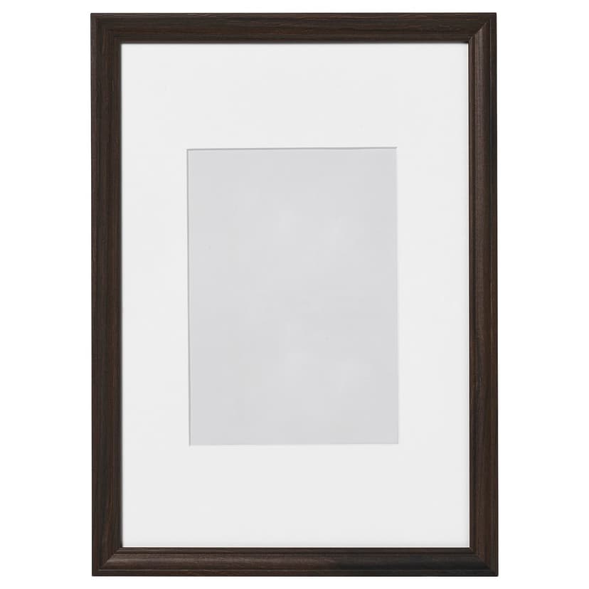 KLOTKÖRSBÄR — Рама, под дуб/темно-коричневый, 21x30 см