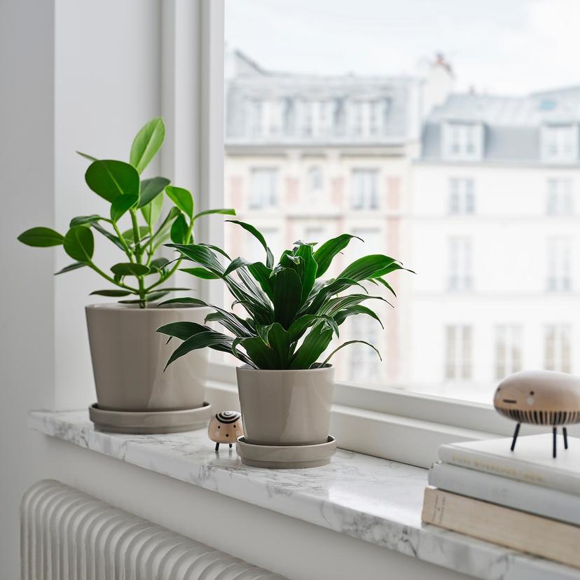 KLOTLÖNN — горшок цветочный с поддоном