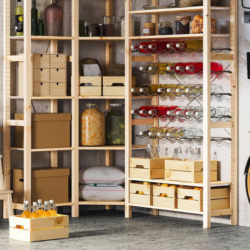 KNAGGLIG — ящик, сосна, 23x31x15 см