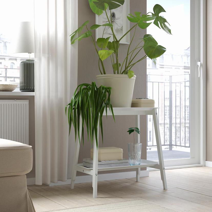 KÖRSBÄRSBJÖRK — Крышка для цветочного горшка, светло-серо-бежевая.