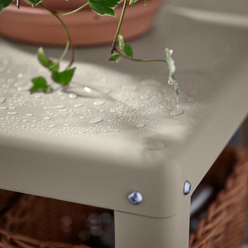 KOLBJÖRN — Regał, beżowy na zewnątrz/do wnętrz,