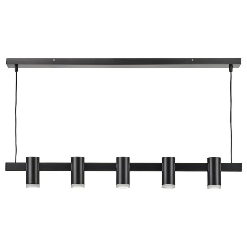 KRANSALG — Подвесной светильник с 5 лампочками, черный.