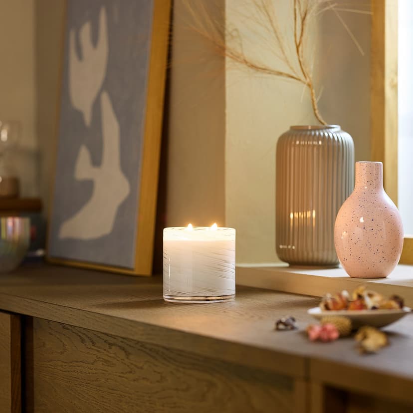 KRONSÅNGARE — ароматическ свеча в стакане,2фитиля