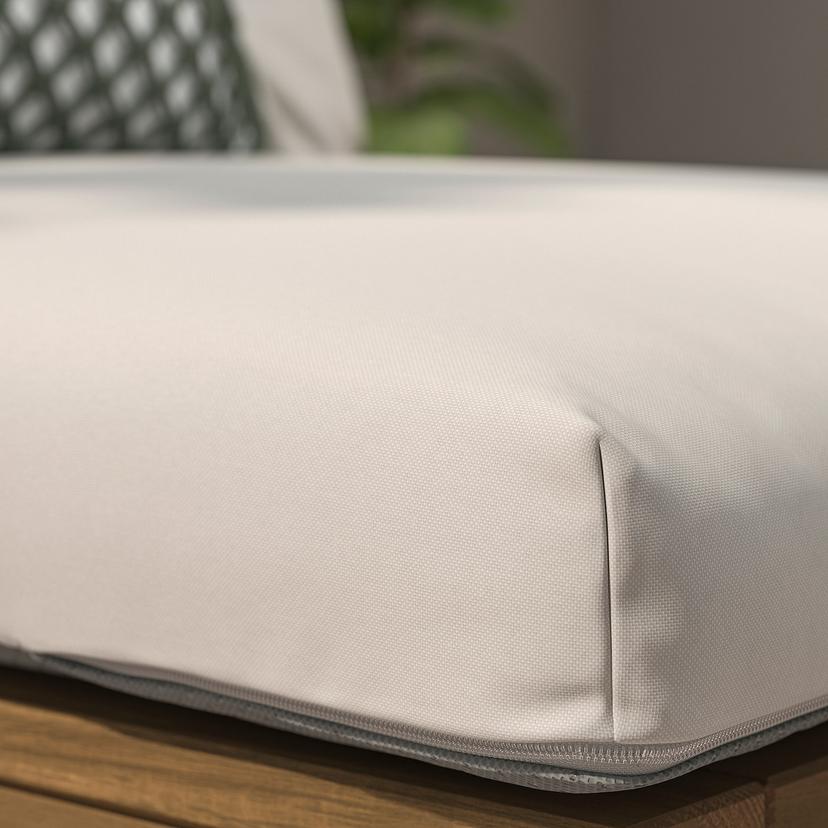 KUDDARNA — Подушка для сиденья, садовая, светло-серо-бежевая