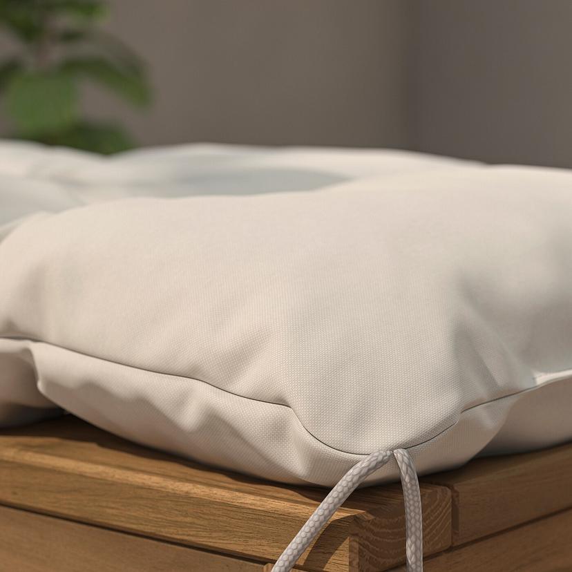 KUDDARNA — Подушка для уличной скамейки, светло-бежевый цвет.