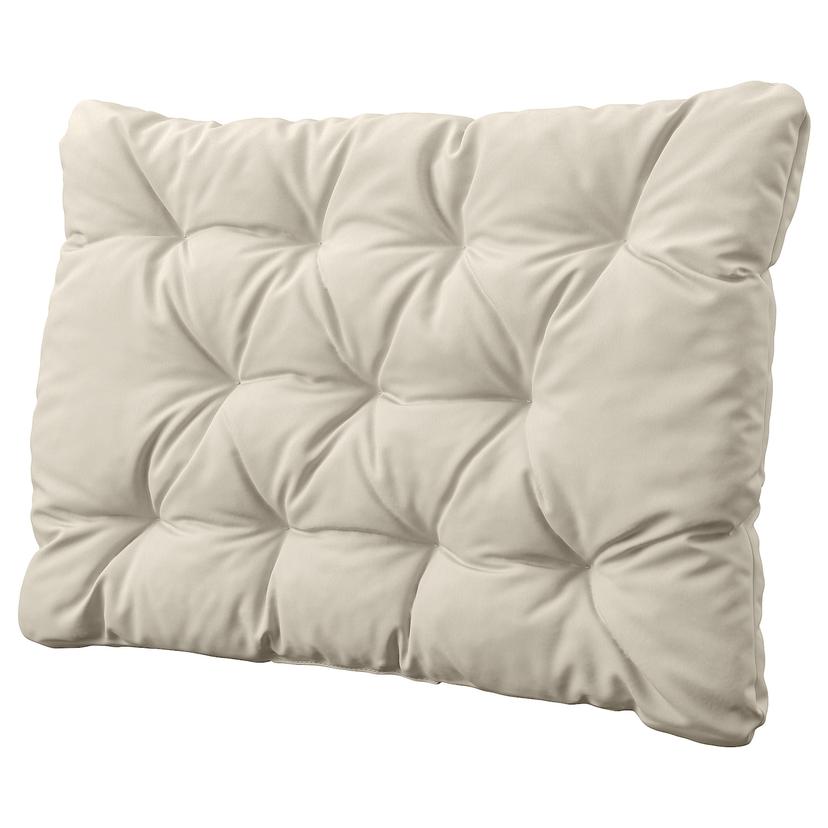 KUDDARNA — подушка д/садовой мебели, светлый серо-бежевый, 62x44 см