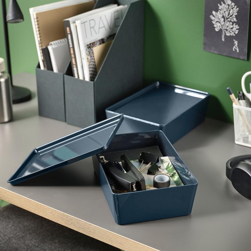 KUGGIS — Контейнер, черно-синий