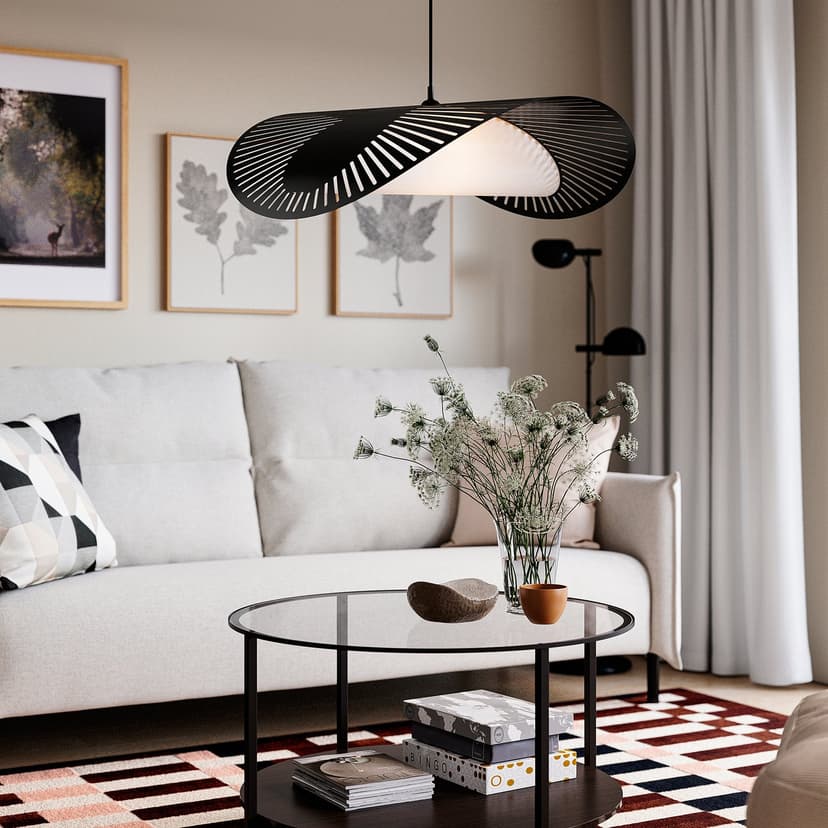 KVÄLLSDOPP / HAVSDJUP — Lampa wisząca, czarny,