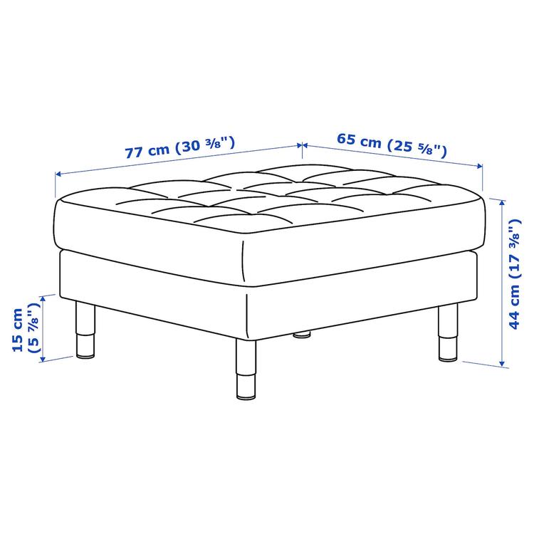 табурет для ног dimensions