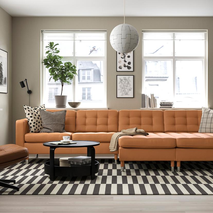 LANDSKRONA — 4-местный диван с шезлонгом,