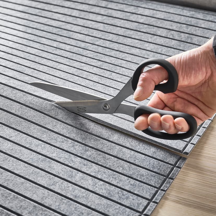 LARKOLLEN — фетровая панель д/раздвижной двери, темно-серый, 60x40-240 см