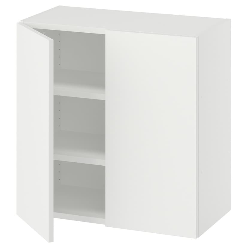LASTARE — Комбинация настенных шкафов, белый/с 2 полками, 60x30x60 см