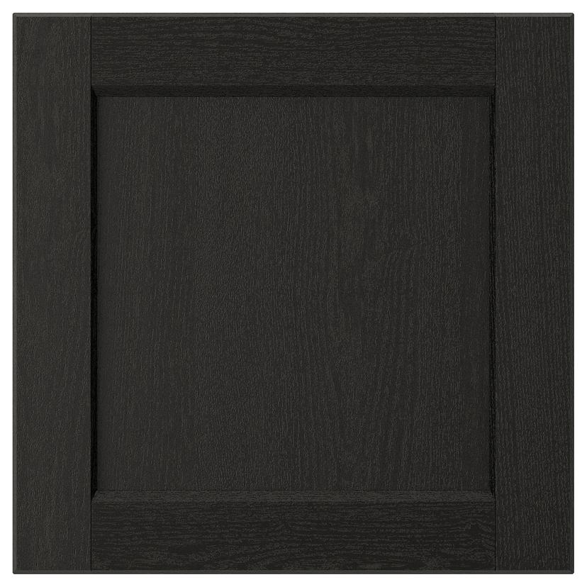 LERHYTTAN — Фасад ящика, окрашенный в черный цвет.