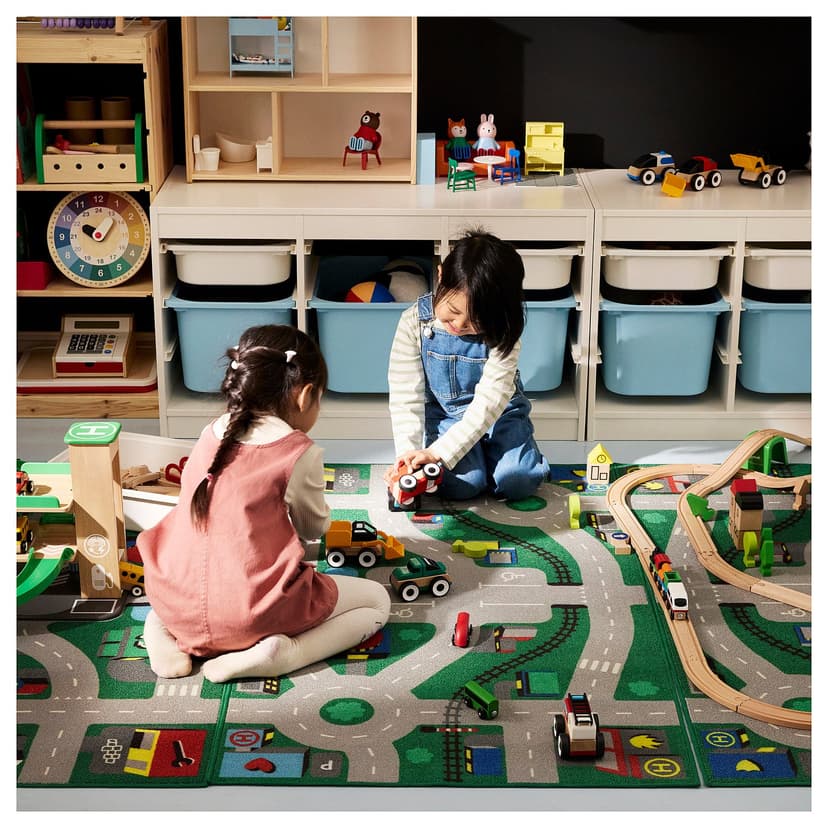 LILLABO — ковер, зеленый, 75x133 см