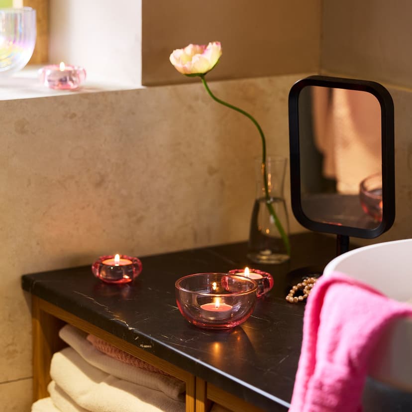 LOTSFÅGEL — Świeczka pachnąca, Arbuz jaskraworóżowy,