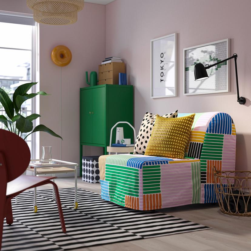 LYCKSELE HÅVET — Кресло-реклайнер, Grindtorp, многоцветное