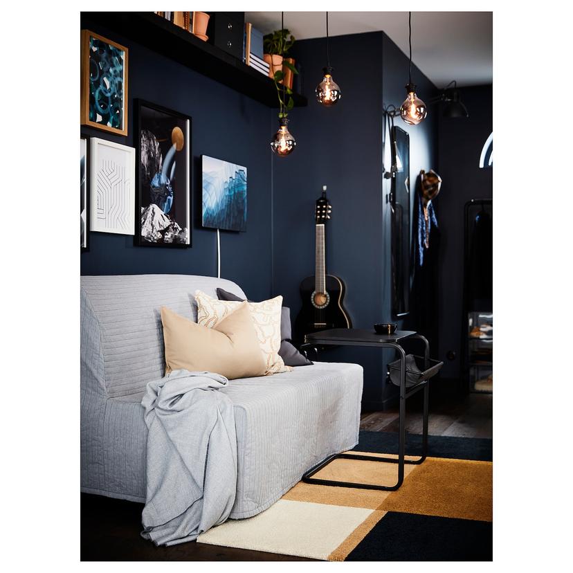 LYCKSELE LÖVÅS — Двухместный диван-кровать, Knisa, светло-серый