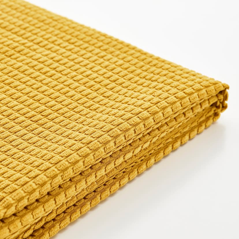 LYCKSELE — чехол на 2-местный диван-кровать, Vansbro желтый