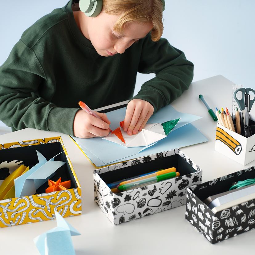 LYSMASK — Коробка, 4 шт., узор/разноцветный