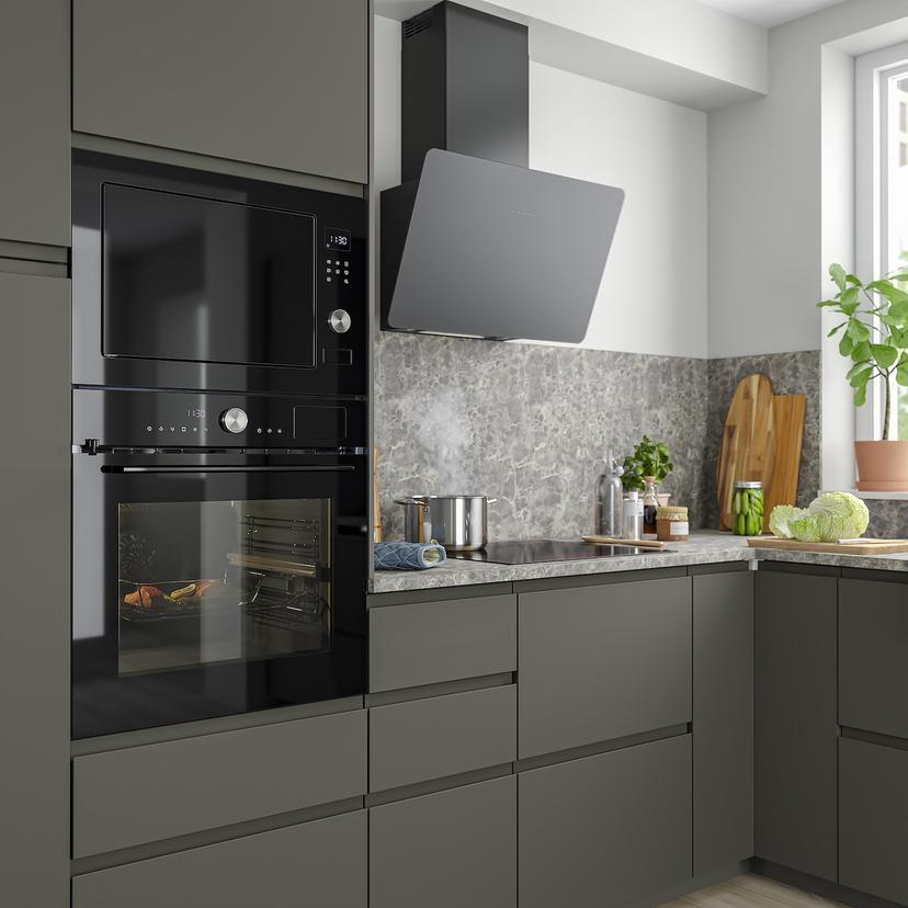 MÅGEBO — микроволновая печь, IKEA 500 черный