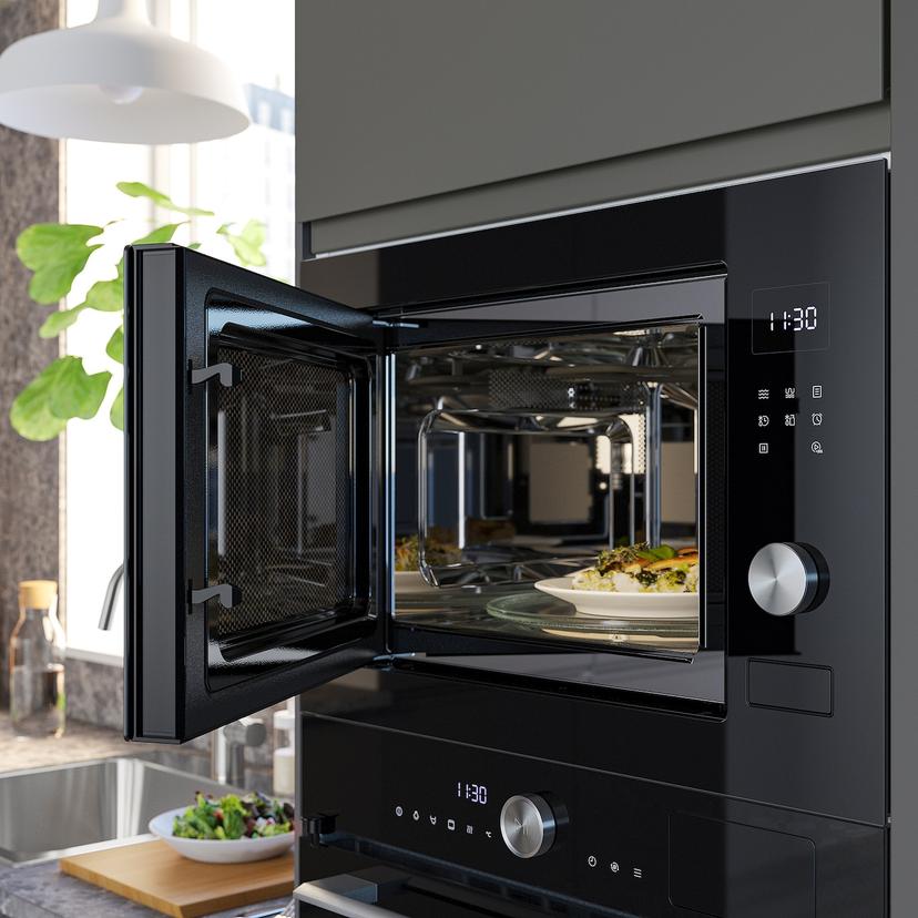 MÅGEBO — Микроволновая печь, IKEA 500 черная