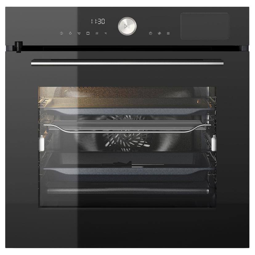 MÅGEBO — духовка с конвекцией и комбин паром, IKEA 500 черный