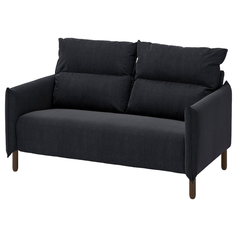MANNARP — Sofa dwuosobowa, Saxemara czarnoniebieski,