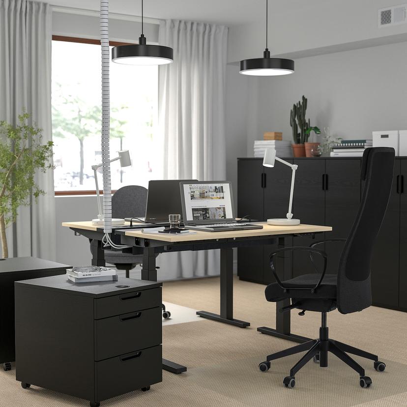 MARKUS — рабочий стул, Vissle темно-серый, Small