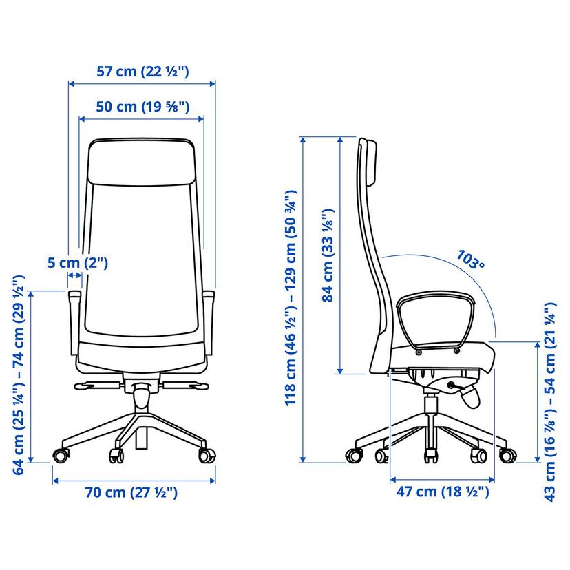 MARKUS — Офисное кресло Vissle, темно-серый