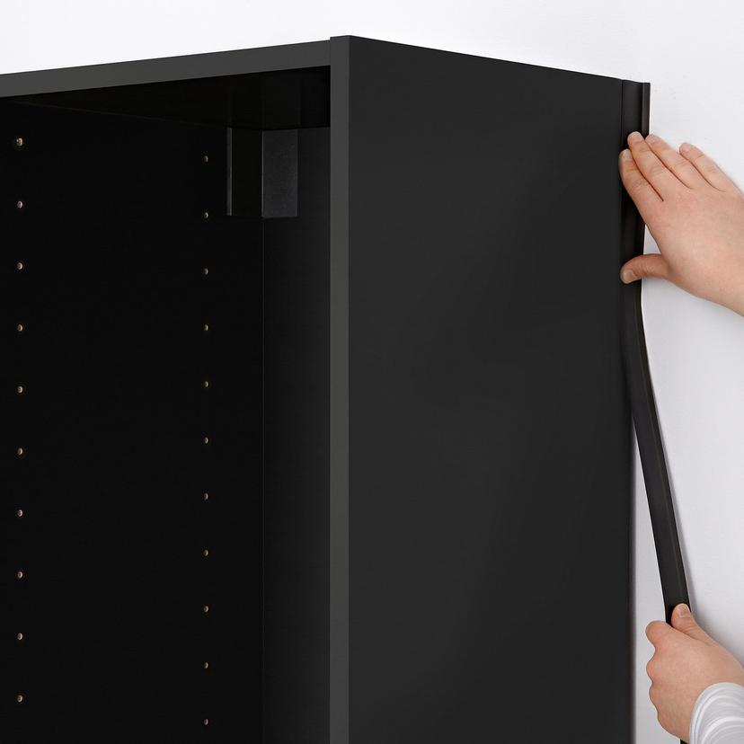 METOD — Listwa maskująca, pionowa, czarnoszary,