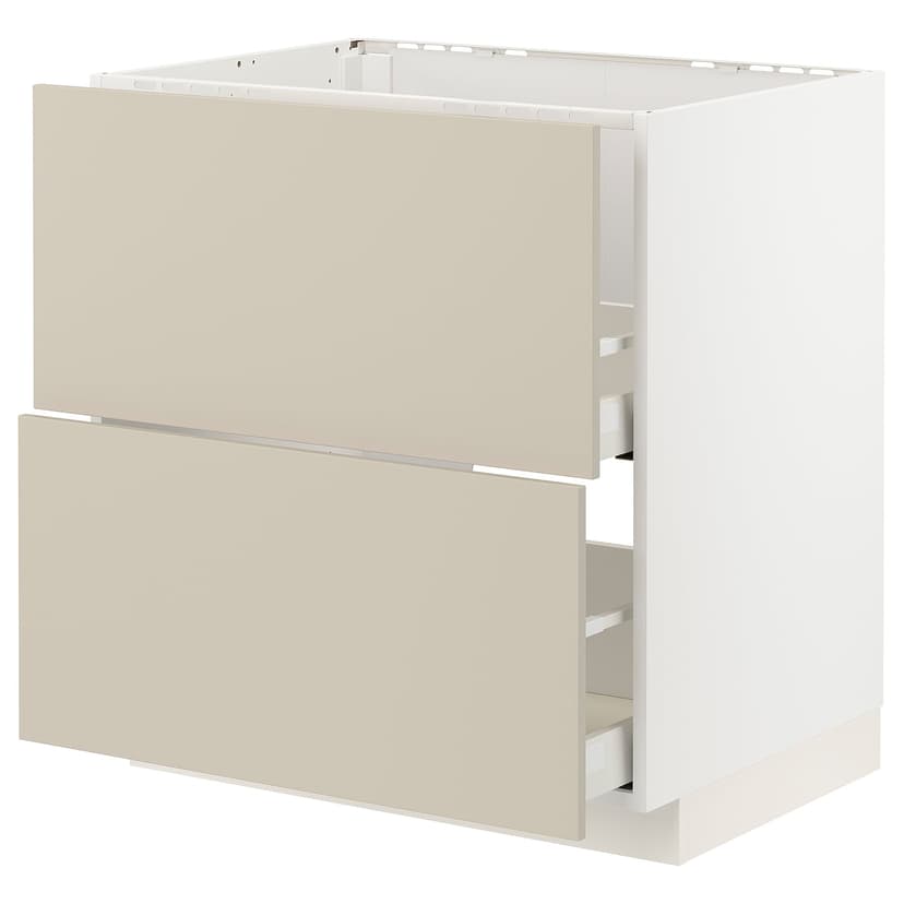 METOD / MAXIMERA — напольный шкаф п/мойку+2фасада/2 ящ