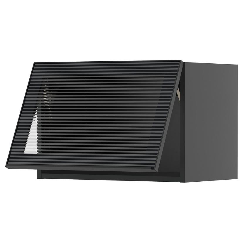 METOD — Горизонтальный настенный шкаф со стеклянными дверцами, 60x40 см