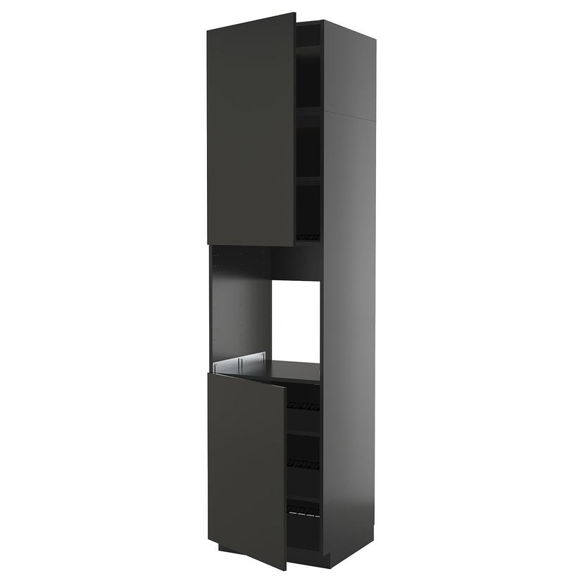 METOD — Шкаф высокий, 2 двери, 60x60x240 см