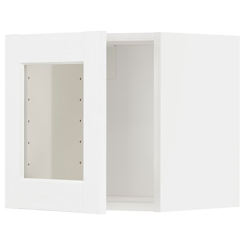 METOD — навесной шкаф со стеклянной дверцей, 40x40 см