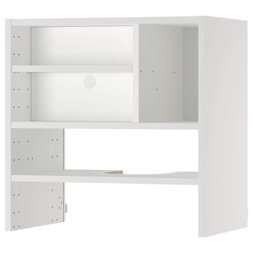 METOD — Шкаф для встр вытяжки, белый, 60x37x60 см