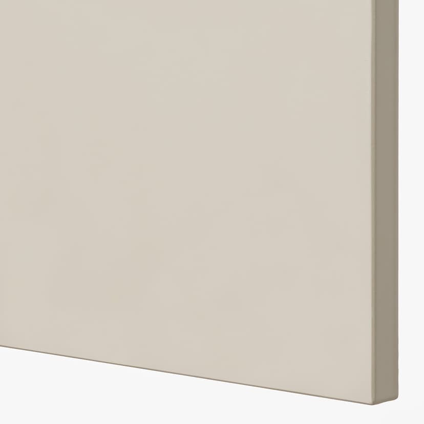 METOD — высокий шкаф с полками/2 дверцы, белый/Havstorp бежевый, 40x60x220 см