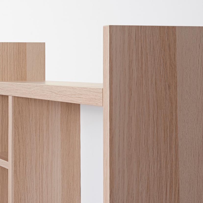 MICKE — Выдвижная секция стола, имитация дуба, тонирована в белый цвет.