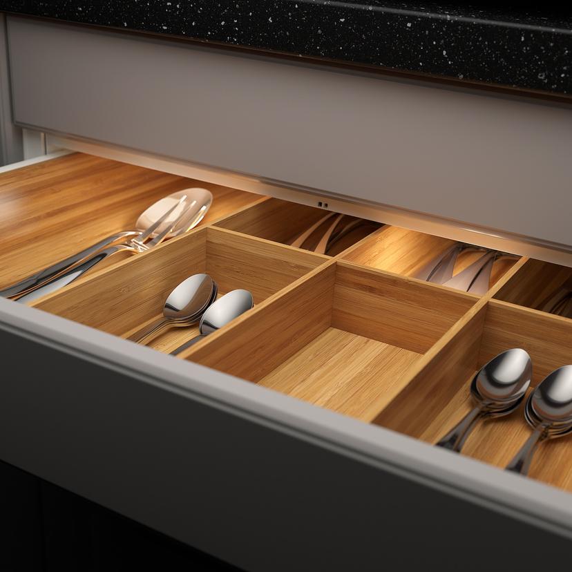 MITTLED — светодиодная подсветка ящика,датчик, регулируемая яркость белый, 56 см