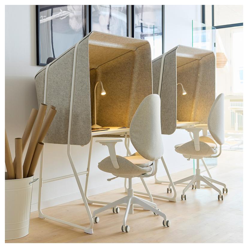 MITTZON — Рабочее место с шумоизоляцией, 95x87x155 см