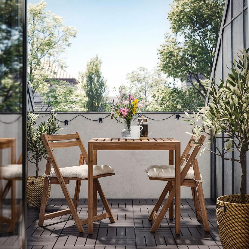 NÄMMARÖ — садовый стол+2 складных стула