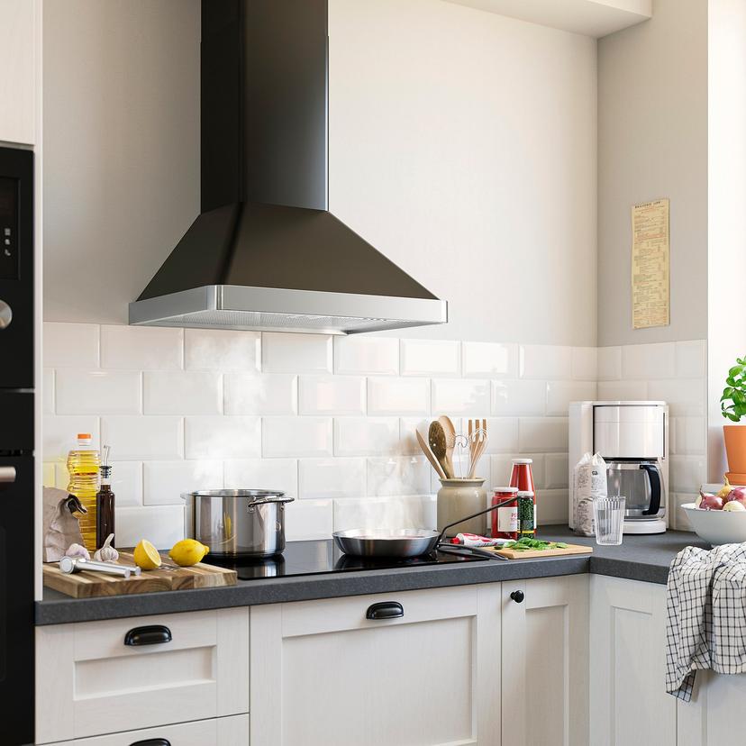 NILSBYN — Настенная вытяжка IKEA 300, черная