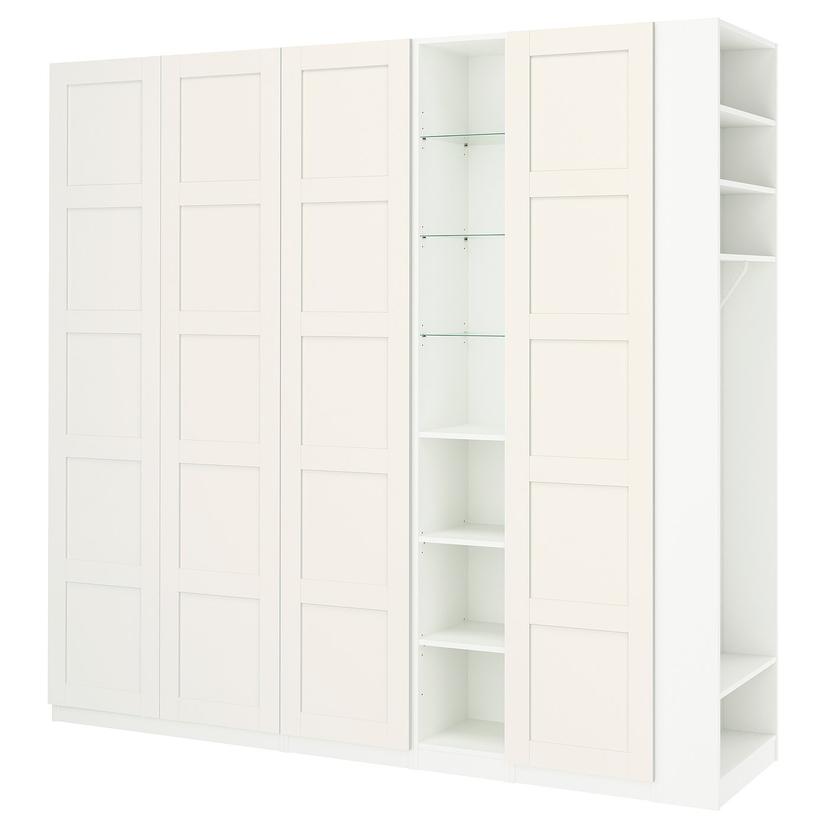 PAX / BERGSBO — Сочетание предметов гардероба: белый, белый/белый