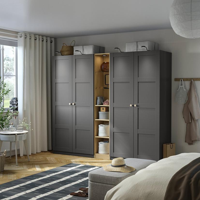 PAX / BERGSBO — Гардеробный комплект, 235x60x201 см