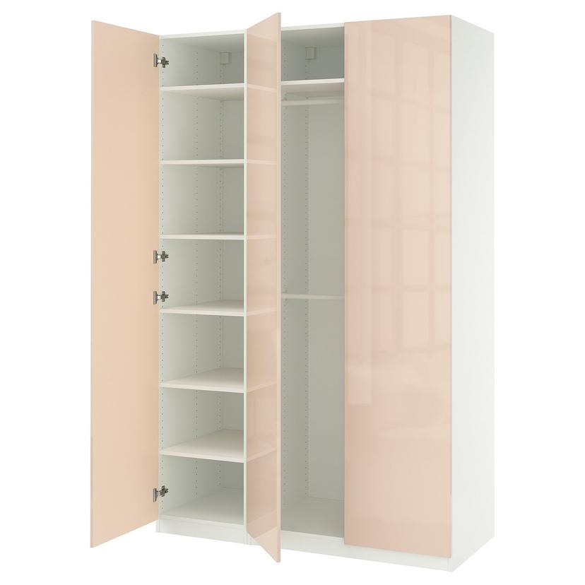 PAX / FARDAL — Сочетание одежды: белый/глянцевый светло-оранжевый.