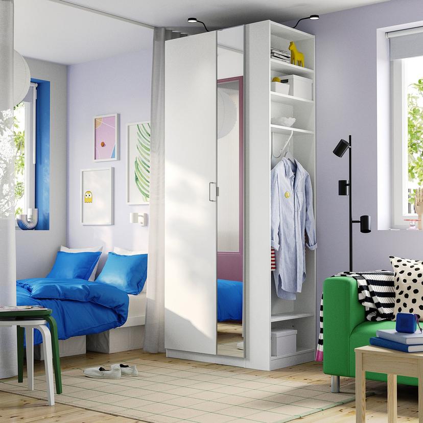 PAX / FORSAND/ÅHEIM — Комплект одежды: белое зеркало/белый