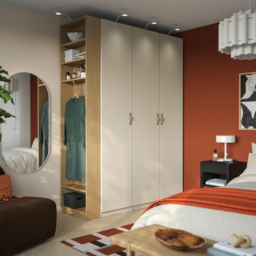 PAX / REINSVOLL — Гардеробный комплект, 170x60x236 см