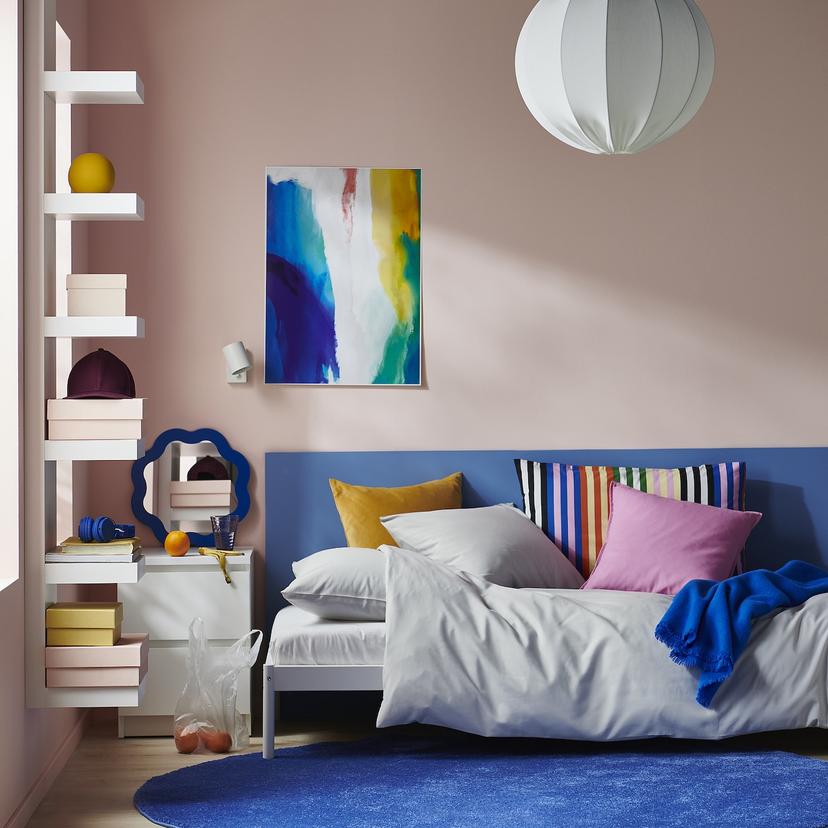 PILTANDVINGE — Пододеяльник и 2 наволочки, серые