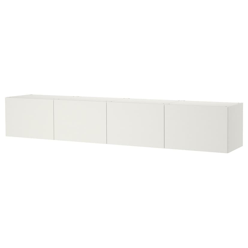 PLATSA — Настенный модуль, комбинация, белый Fonnes/белый, 240x42x40 см