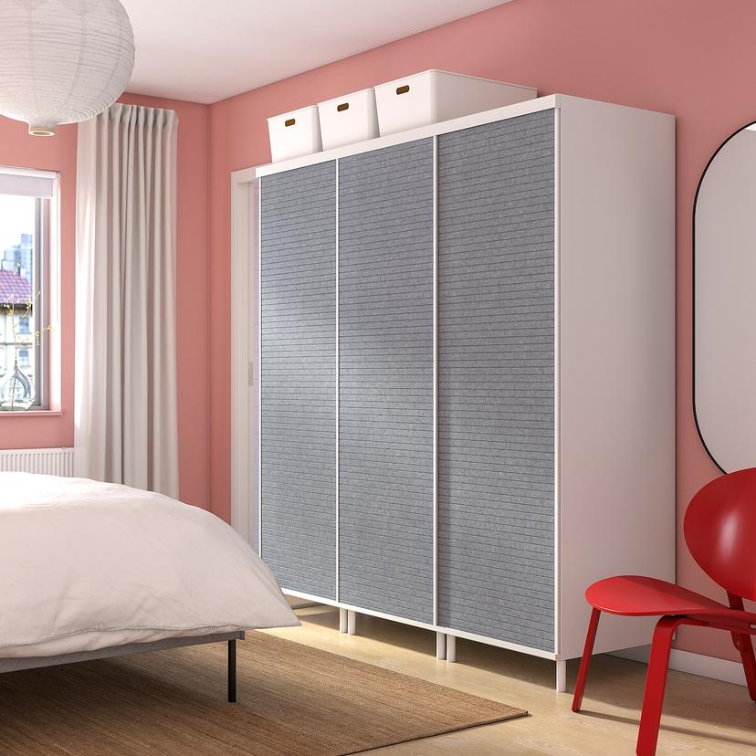 PLATSA — гардероб с 3 раздвижными дверями