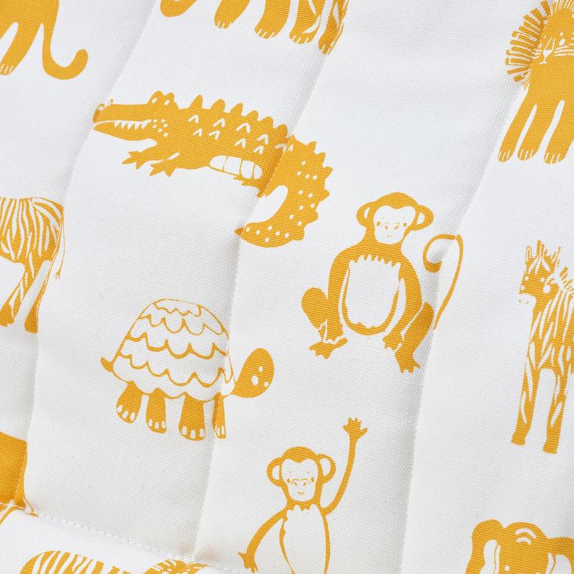 POÄNG — Детское кресло, березовая древесина/животный узор Skogbo